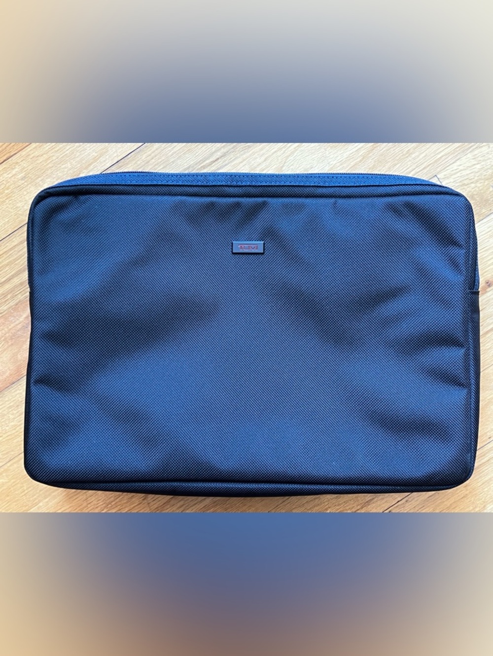 TUMI 15” Black padded laptop sleeve w/  ballistic padding
